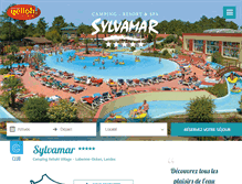 Tablet Screenshot of camping-sylvamar.com